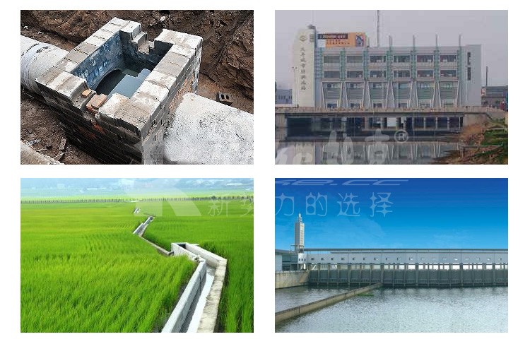 河道渠道机闸手电两用一体铸铁闸门(图2)