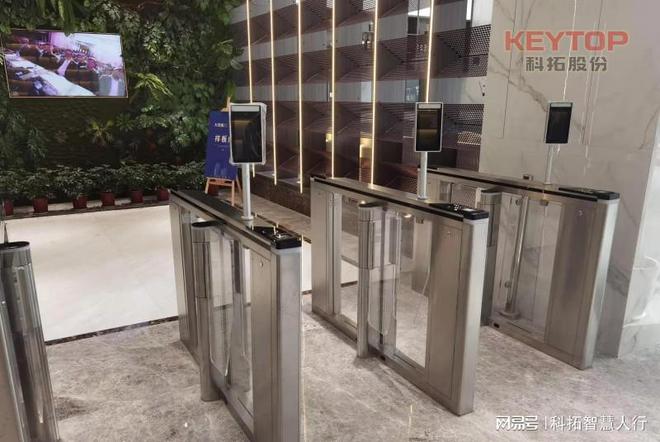 福建福州人脸识别门禁系统、人行通道摆闸翼闸三辊闸厂家(图2)
