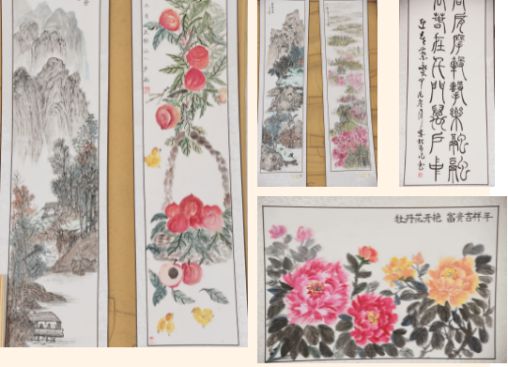 奉贤区西渡学校举行迎新学生书画展(图3)