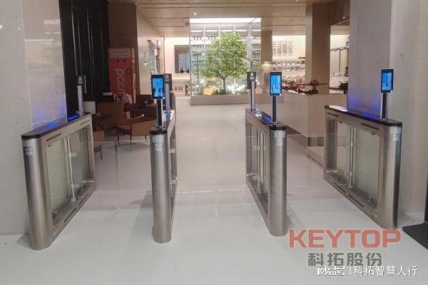 辽宁沈阳人脸识别门禁系统、人行通道摆闸翼闸三辊闸厂家(图2)
