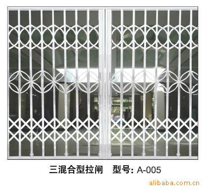 深圳拉闸门防盗拉闸门202304不锈钢都有(图2)