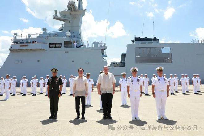 菲律宾海军举行最强护卫舰“米古尔·马尔瓦尔”号欢迎仪式(图2)