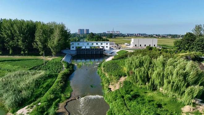 永城：汪楼河入沱河防洪调蓄泵站及节制闸工程竣工(图2)