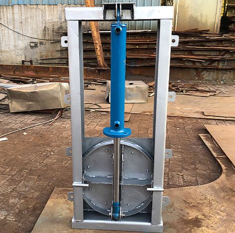 液动限流闸门厂家推荐河北汇桓水利资深技术团队全程驻场。(图2)