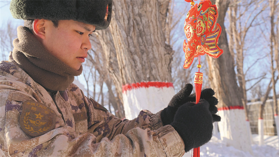 踏访新时代边关·新春“礼物”丨国门迎新春岁寒暖流涌(图6)