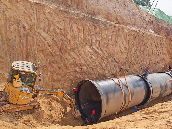 世界首例!超大口径球墨铸铁管在输水工程成功应用(图1)