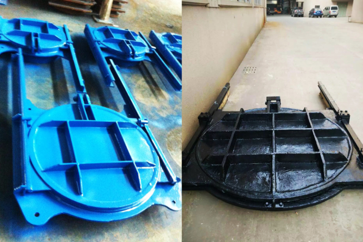 青海不锈钢气动渠道污水处理闸门非标闸门厂家浙江聚晟阀门供应(图1)